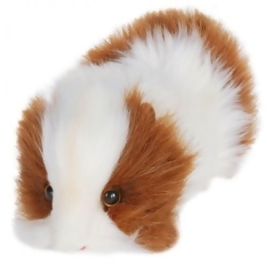 Set of 4 Lifelike Handcrafted Extra Soft Plush Brown and White Guinea Pig Stuffed Animals 8 - All