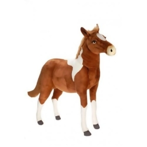 58.5 Lifelike Handcrafted Extra Soft Plush Paint Pony Horse Stuffed Animal - All