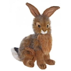Set of 4 Lifelike Handcrafted Extra Soft Plush Black-Tail Rabbit Stuffed Animals 9 - All