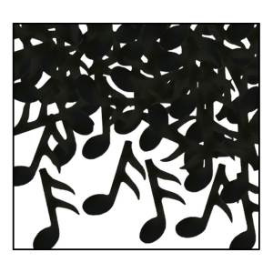 Club Pack of 12 Black Fanci-Fetti Musical Note Celebration Confetti Bags 1 oz. - All