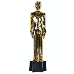 Pack of 6 Hollywood Movie Awards Night Male Statuette Party Favor Decorations 9 - All