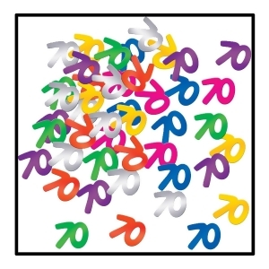 Club Pack of 12 Multi-Colored Fanci-Fetti Celebration Confetti Bags 0.5 oz. - All