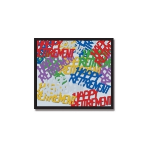 Club Pack of 12 Multi-Colored Fanci-Fetti Happy Retirement Celebration Confetti Bags 0.5 oz. - All