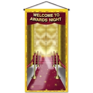 Club Pack of 12 Hollywood Themed Welcome to Awards Night Door Cover/Wall Panel Decorations 5' - All