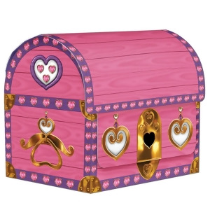 48 Pink Princess Birthday Party 3-D Treasure Chest Favor and Treat Boxes 4.25 - All