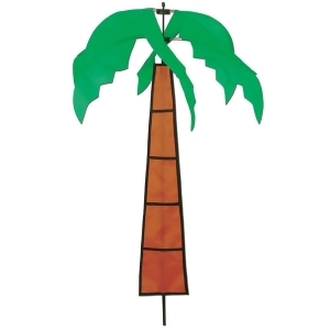 Pack of 6 Tropical Luau Themed Palm Tree Wind-Wheel Yard Party Decorations 3.5' - All