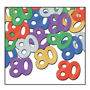 Club Pack of 12 Multi-Colored Fanci-Fetti Birthday Celebration Confetti Bags 0.5 oz. - All