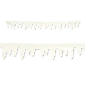 Club Pack of 24 Christmas Holiday Icicle Border Decorations 3' 11 - All