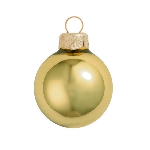 2Ct Shiny Yellow Sun Glass Ball Christmas Ornaments 6 150mm - All