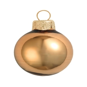 2Ct Shiny Burnt Orange Glass Ball Christmas Ornaments 6 150mm - All