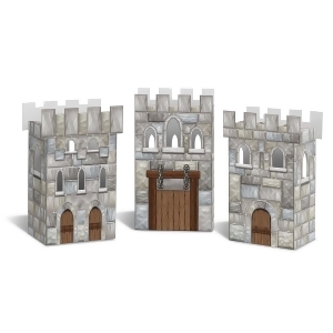 Club Pack of 36 Decorative 3-Dimensional Medieval Castle Party Favor Boxes 6 - All