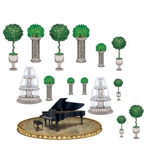 Club Pack of 180 Insta-Theme Awards Night Black Piano and Decor Photo Props 46.5 - All