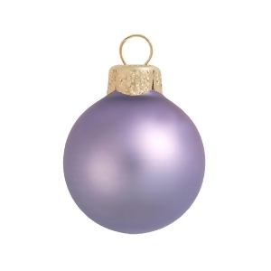 Matte Lavender Purple Glass Ball Christmas Ornament 7 180mm - All