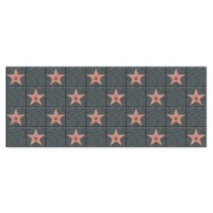 Pack of 6 Star Walk of Fame Photo Backdrop Party Decorations 30' - All