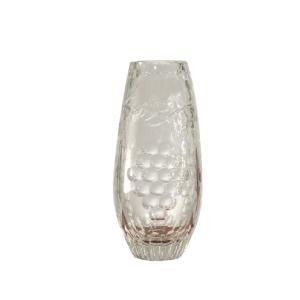 9 Small Grape Vine Decorative Hand Cut Crystal Glass Vase - All