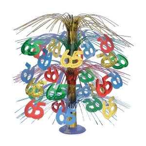 Pack of 6 Multi-Colored Happy Birthday Party Cascading Table Centerpieces 18 - All