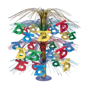 Pack of 6 Multi-Colored Happy Birthday Party Cascading Table Centerpieces 18 - All