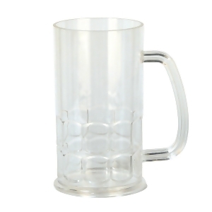 Pack of 6 Clear Oktoberfest Themed Party Mug Decorations 17 oz. - All