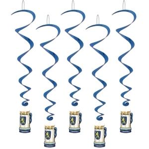 Club Pack of 30 German Oktoberfest Beer Stein Dizzy Dangler Hanging Party Decorations 40 - All