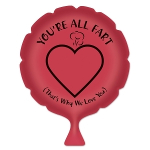 Pack of 6 Red You're All Fart Whoopee Cushion Party Favors 8 - All