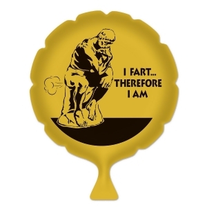 Pack of 6 Yellow I Fart...Therefore I Am Whoopee Cushion Party Favors 8 - All