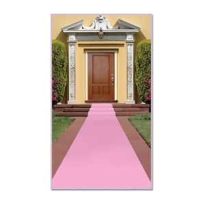 Pack of 6 Princess Themed Pink Carpet Runner Party Decorations 15' - All