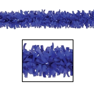 Club Pack of 12 Royal Blue Festooning Tissue Garland Party Decorations 25' - All