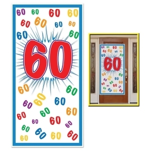 Club Pack of 12 Birthday Themed Door Cover Party Decorations 5' - All