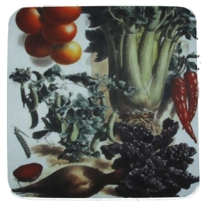 Pack of 8 Antique Style Celery Beets Vegetable Print Cocktail Drink Coasters 4 - All