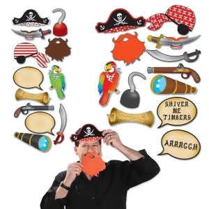 Club Pack of 144 Pirate Themed Photo Fun Sign Cutout Party Decorations 10.75 - All