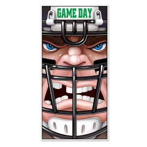 Club Pack of 12 Game Day Themed Football Door Cover Party Decorations 5' - All