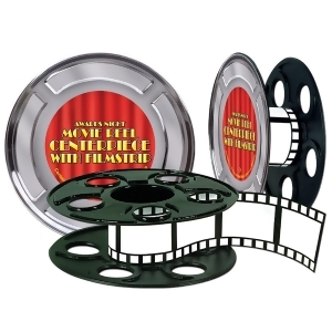 Club Pack of 12 Awards Night Movie Reel with Filmstrip Centerpiece Decorations15' - All