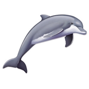 Club Pack of 12 Gray and White Jointed Dolphin Under the Sea Party Decorations 5.7' - All