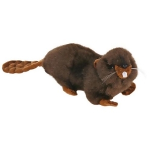 Set of 4 Lifelike Handcrafted Extra Soft Plush Beaver Stuffed Animals 6.25 - All