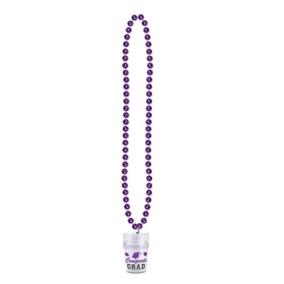 Club Pack of 12 Metallic Purple Beads with 
