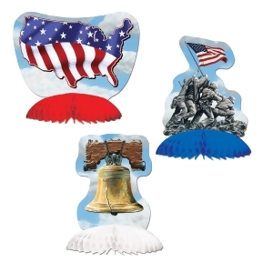 Pack of 36 Patriotic Playmates Tabletop Centerpiece Decorations 5.5' - All