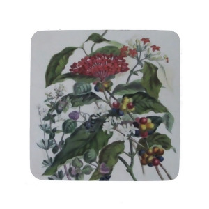 Pack of 8 Antique Style Botanical Mixed Floral Print Cocktail Drink Coasters 4 - All