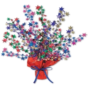 Club Pack of 12 Multi-Colored Star Gleam 'N Burst Centerpiece Party Decorations 15 - All