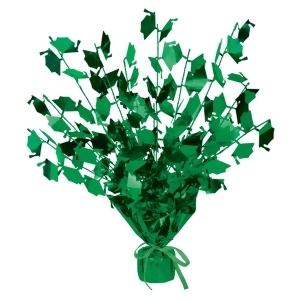 Club Pack of 12 Green Foil Spray Graduate Cap Gleam 'N Burst Centerpieces 15 - All
