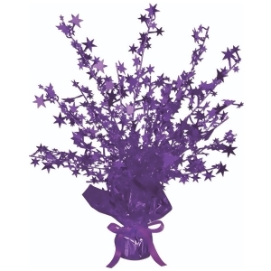 Club Pack of 12 Purple Star Gleam 'N Burst Centerpiece Party Decorations 15 - All