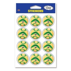 Club Pack of 24 Green and Yellow Soccer Ball Decorative Sticker Sheets 6 - All