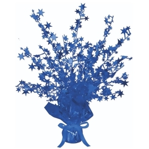 Club Pack of 12 Blue Star Gleam 'N Burst Centerpiece Party Decorations 15 - All
