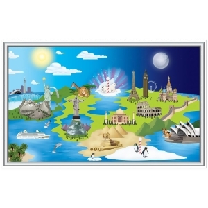 Pack of 6 Window To The World Insta-View International Theme Wall Decoration 62 - All