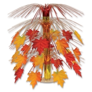 Pack of 6 Fabric Fall Leaves Cascade Centerpiece Thanksgiving Decorations 18 - All