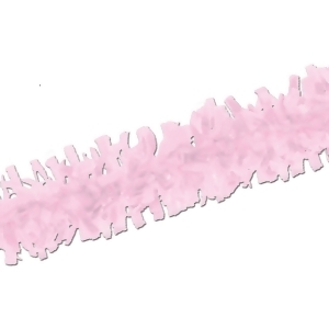 Club Pack of 24 Pretty Pink Festive Tissue Festooning Decorations 25' - All