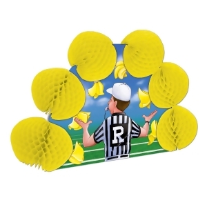Club Pack of 12 Football Referee Pop-Over Honeycomb Centerpiece Party Decorations 10 - All