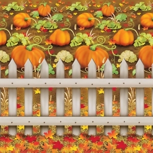 Pack of 6 Pumpkin Patch Photo Backdrop Party Decoration 30' - All