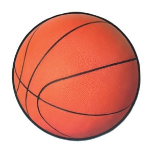 Club Pack of 24 Orange and Black Basketball Cutout Championship Game Party Decorations 13.5 - All