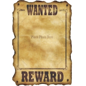 Club Pack of 12 Country Western Themed Wanted Sign Cutout Decorations 17 - All