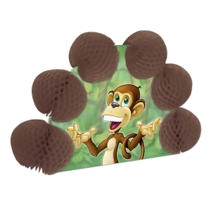 Club Pack of 12 Monkey Pop-Over Tissue Centerpiece Party Decorations 10 - All